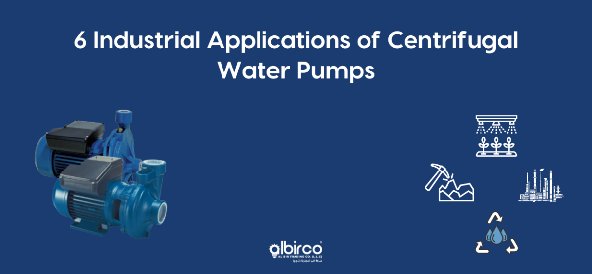 6 Industries that make use of Centrifugal Water Pumps