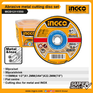INGCO Abrasive metal cutting disc set (MCD1211550)