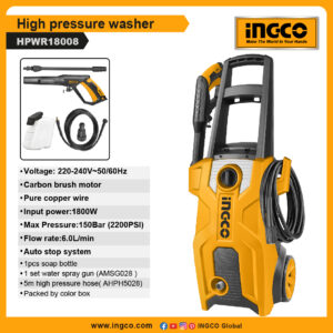 INGCO High pressure washer (HPWR18008)