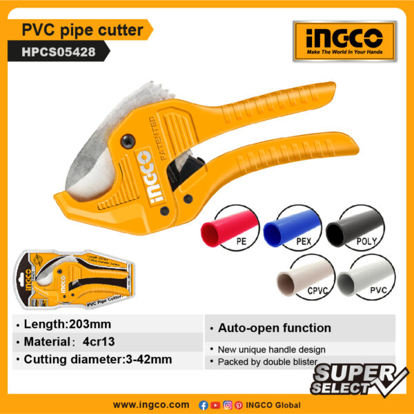 INGCO PVC pipe cutter (HPCS05428)