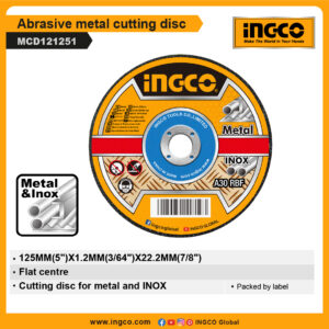 INGCO Abrasive metal cutting disc (MCD121251)