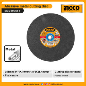 INGCO Abrasive metal cutting disc (MCD303551)