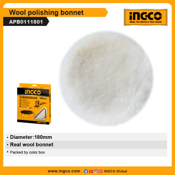 INGCO Wool polishing bonnet (APB0111801)