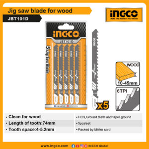 INGCO Jig saw blade for wood (JBT101D)