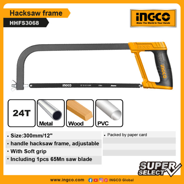 INGCO Hacksaw frame (HHFS3068)