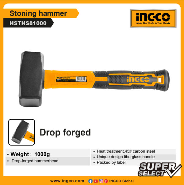 INGCO Stoning hammer (HSTHS81000)