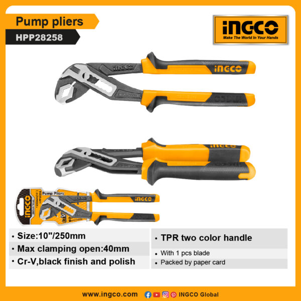 INGCO Pump pliers (HPP28258)