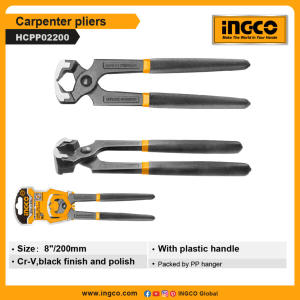 INGCO Carpenter pliers (HCPP02200)
