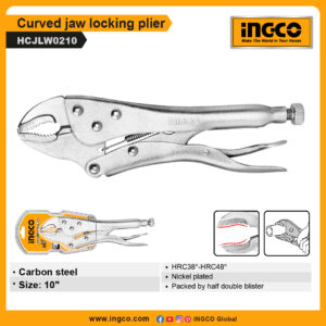 INGCO Curved jaw locking plier (HCJLW0210)