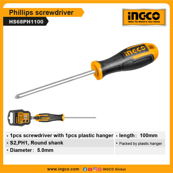 INGCO Phillips screwdriver (HS68PH1100)