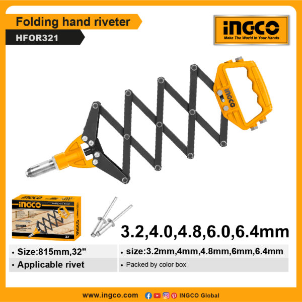 INGCO Folding hand riveter (HFOR321)