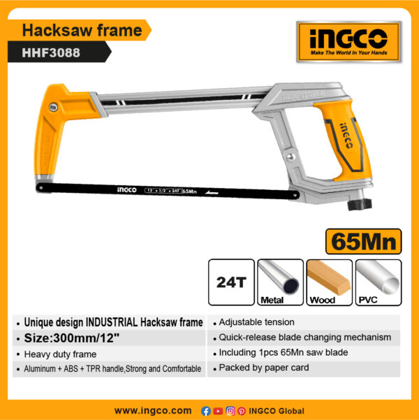 INGCO Hacksaw frame (HHF3088)
