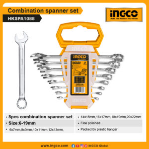 INGCO Combination spanner set (HKSPA1088)