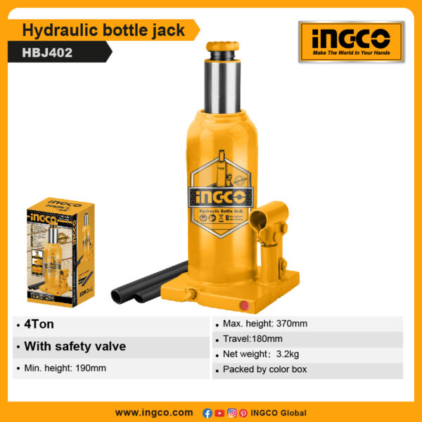 INGCO Hydraulic bottle jack (HBJ402)