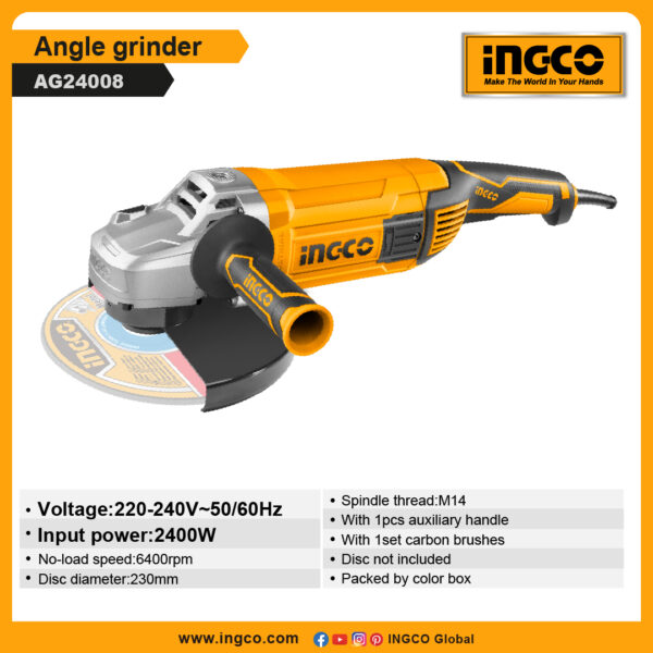 INGCO Angle grinder (AG24008)