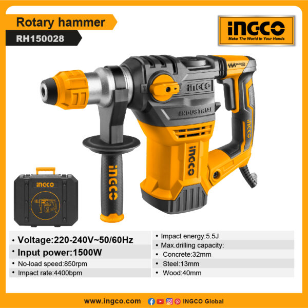 INGCO Rotary hammer (RH150028)
