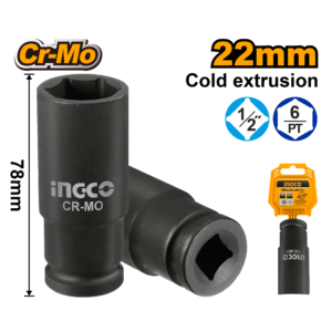 INGCO 1/2″ Deep impact socket (HDIS12221L)