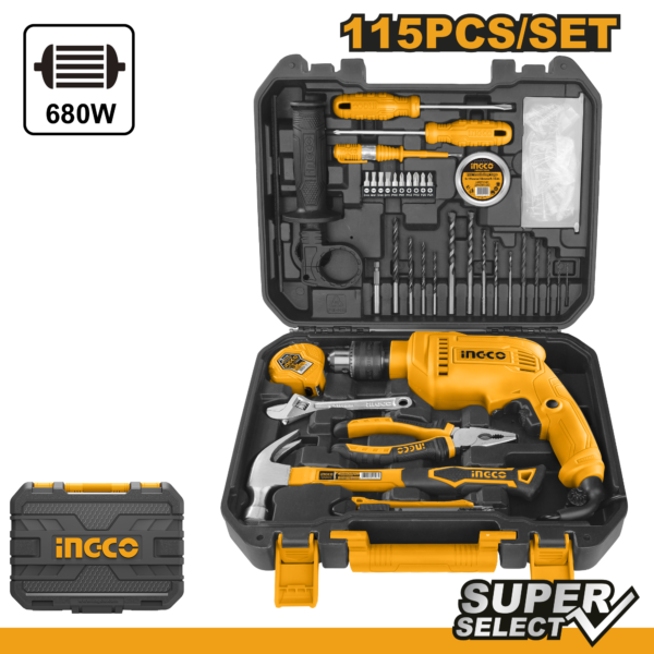 INGCO 115 Pcs tools set (HKTHP11151)