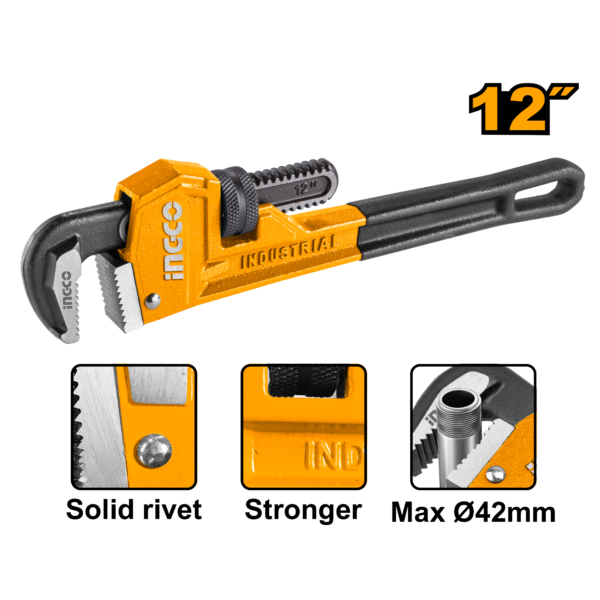 INGCO Pipe wrench (HPW0812)
