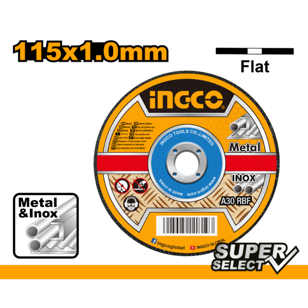 INGCO Abrasive metal cutting disc (MCD101151)