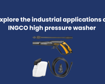 Explore the industrial applications of INGCO high pressure washer
