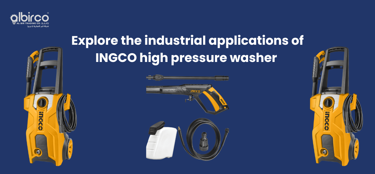 Explore the industrial applications of INGCO high pressure washer