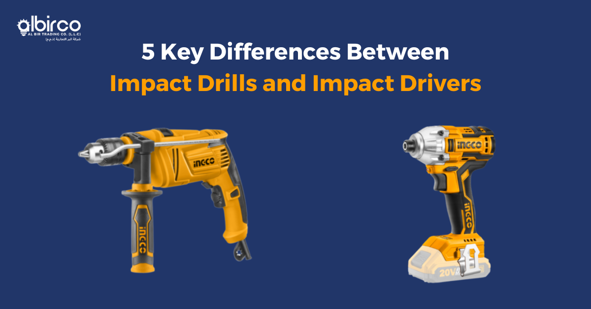 5 Key Differences Between Impact Drills and Impact Drivers